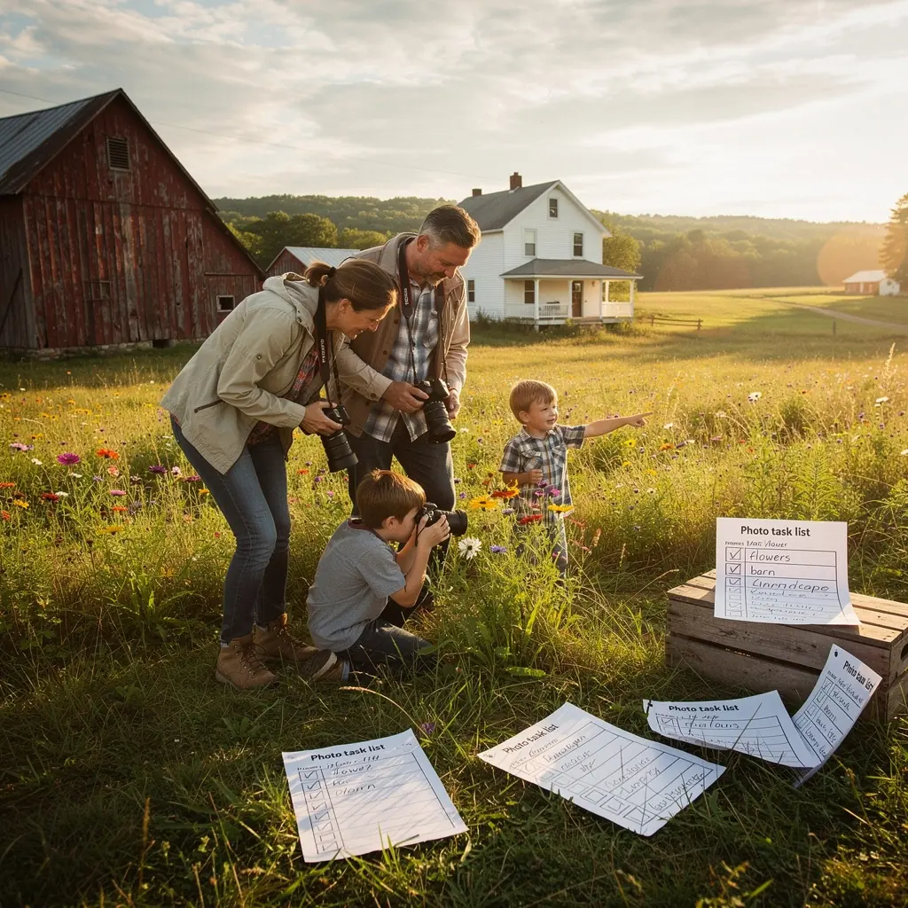 Солнечный день в национальном парке с горами на заднем плане