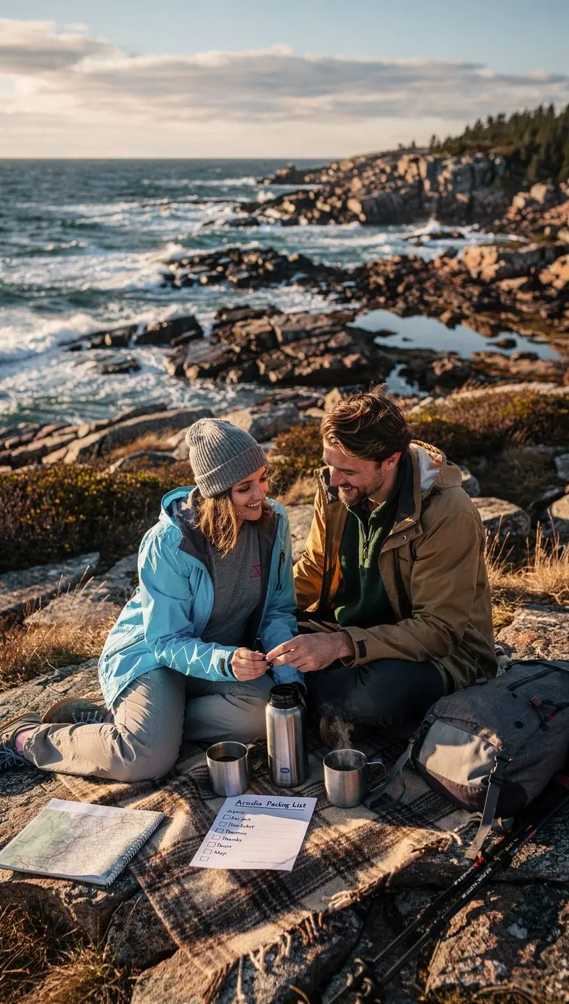 Карта маршрута с отмеченными достопримечательностями и тропами