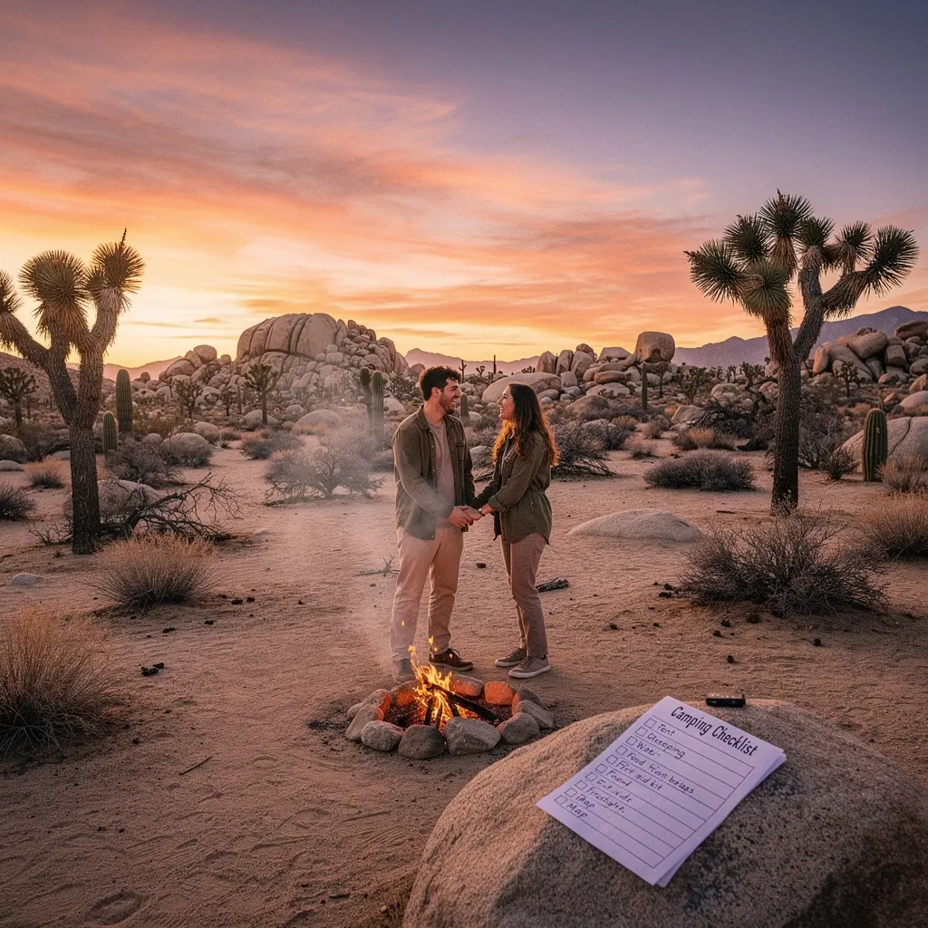 Туристическая группа, обсуждающая план посещения парка